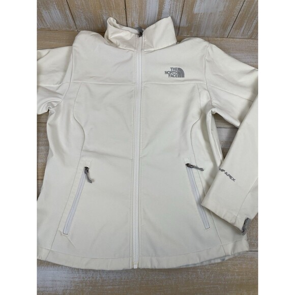The North Face Apex Bionic Women’s Medium Creamy White Softshell Full Zip Jacket - Picture 13 of 14